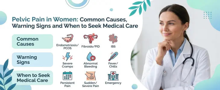 Pelvic Pain in Women: Common Causes, Warning Signs and When to Seek Medical Care