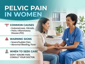 Pelvic Pain in Women: Common Causes, Warning Signs and When to Seek Medical Care